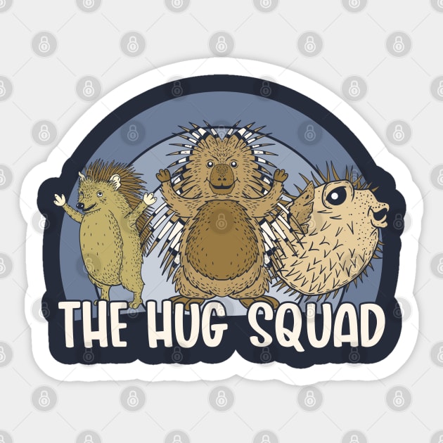 Hug Squad Sticker by nickbeta